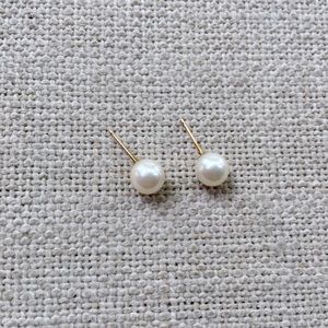 Vintage 14K Gold and Pearl Studs